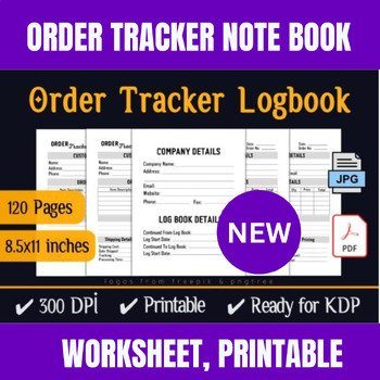 Order Tracker - Printable KDP Interior